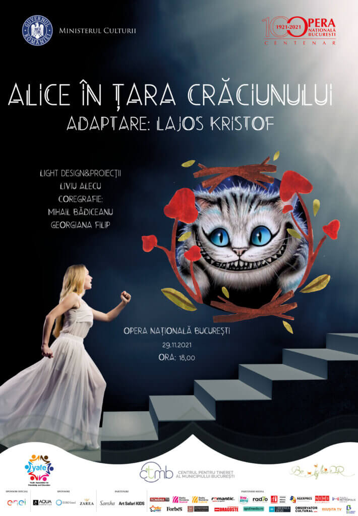  Hai la teatru! Alice în Țara Crăciunului, cel mai frumos spectacol din București